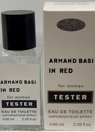 Тестер hologram деревно-квітковий armand basi in red / арманд басі ред/60 ml