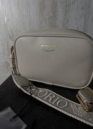 Сумка жіноча emporio armani бежева