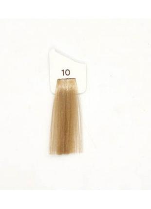 Крем-фарба 10 чистий блондин платиновий inebrya color, 100 мл