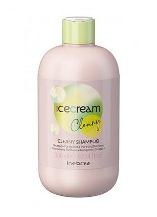 Шампунь против перхоти inebrya cleany shampoo 300 мл