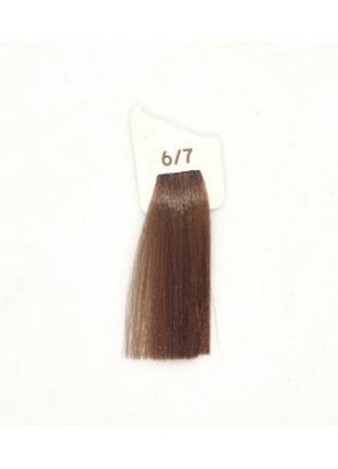 Крем-фарба 6/7 блондин темно-коричневий inebrya color, 100 мл