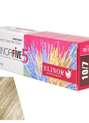 Краска для волос 10/7 elinorfive5 professional светлый блондин коричневый 100 мл