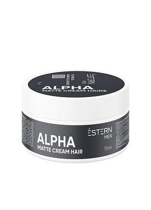Матовый крем-стайлинг alpha matte cream для укладки волос éstern 75 мл