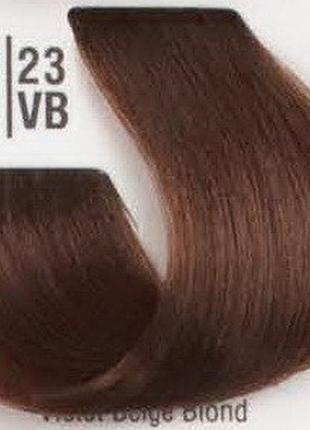 Професійна фарба для волосся 7/23vb перламутровий бежевий блонд spa master professional cream color 100 мл
