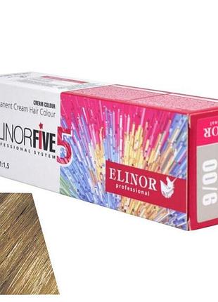 Краска для волос 9/00 elinorfive5 professional блондин для седины 100 мл