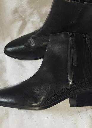 Ботильйоны кожаные казаки 39 размер 5