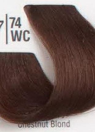 Професійна фарба для волосся 7/74wc каштановий блонд spa master cream color 100 мл
