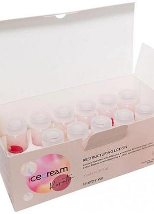 Лосьйон для волосся з кератином inebrya keratin restructuring lotion 12 шт.