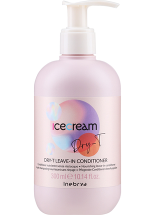 Несмываемый кондиционер для волос inebrya ice cream dry-t leave-in conditioner 300 мл