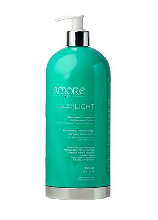 Кератин для волосся light easy modification amore oil 1000 мл