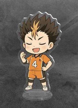 Акриловая коллекционная фигурка чиби chibi волейбол! - ю нишиноя 10 см