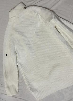 Гольф чоловічий stone island білий розмір l