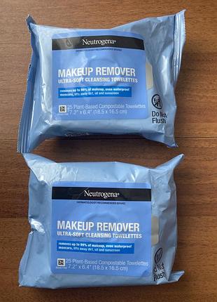 Neutrogena makeup remover серветки для зняття макіяжу