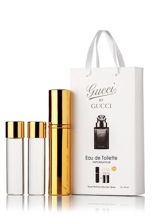 Парфюм набор 3/15 мл gucci by gucci pour homme / гуччи пур хом для мужчин / 45 мл