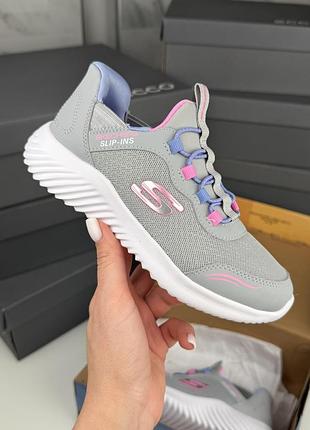 Легкі чудові кросівки на гумках skechers bounder