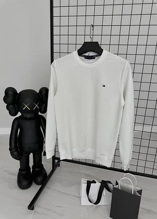 Світшот із замком tommy hilfiger чорний xl