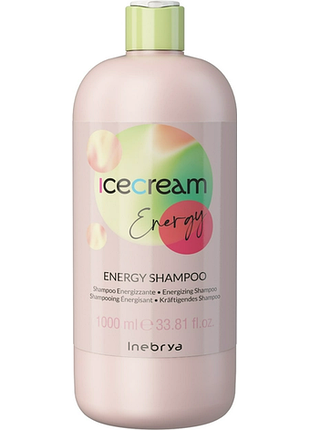Шампунь проти випадіння волосся inebrya energy shampoo 1000 мл