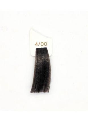 Крем-фарба 4/00 інтенсивний каштановий inebrya color, 100 мл