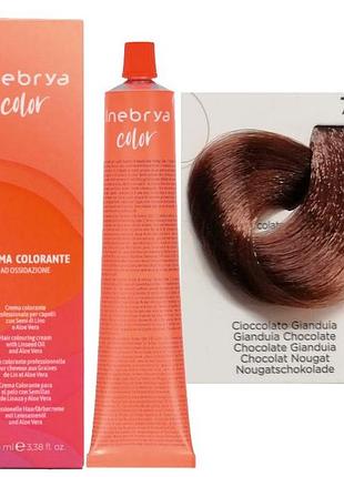 Крем-фарба 7/9 світлий шоколад inebrya color, 100 мл