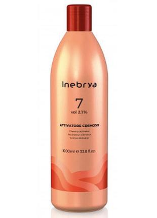 Парфумерна окислювальна емульсія inebrya color oxidizing perfumed emulsion activator 2.1% 1000мл