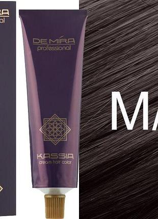 Крем-фарба для волосся м/77 мікстон інтенсивно-коричневий demira cream hair color kassia 90 мл