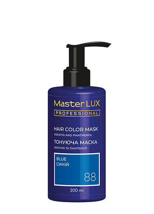 Тонуюча маска для волосся синій (200 мл) master lux