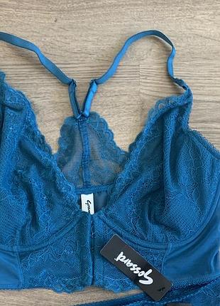 Бірюзовий бюстгальтер-бралет від відомого gossard модель superboost, 75d