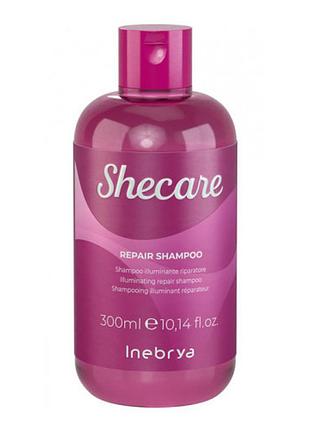 Шампунь відновлюючий inebrya sheсare repair shampoo 300 мл