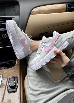 Кросівки nike air force shadow pink/grey кроссовки