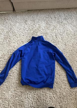Кофта для підлітків adidas флісова синя 7