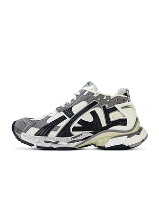 Мужские кроссовки runner grey white black