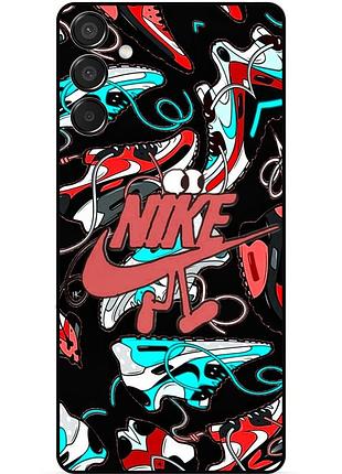 Чехол силиконовый бампер для samsung m15 с рисунком найк nike