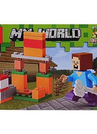 Конструктор дитячий "minecraft" 66117-2, 39 деталей