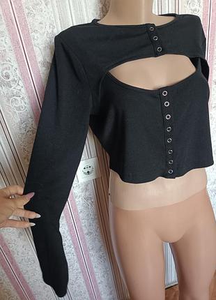 Черный топ фирмы shein 2