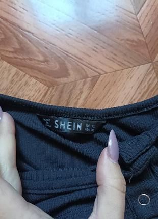 Черный топ фирмы shein 6