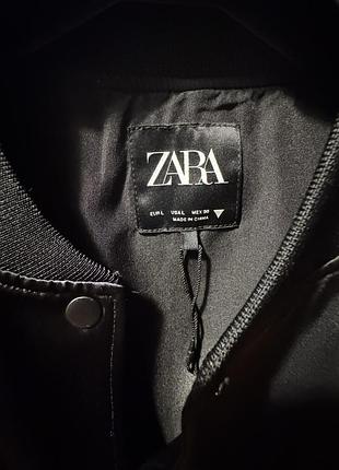 Zara бомбер сатиновий 2