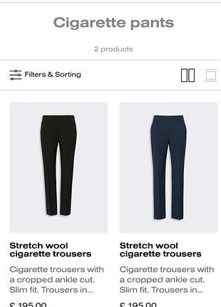 Штани шерсть weekend max mara 3