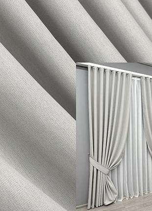 Комплект штор vr-textil scandi блэкаут 2 шт 150x270 см пепельный (1898ш)