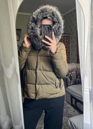 Куртка зимова оливкова 9