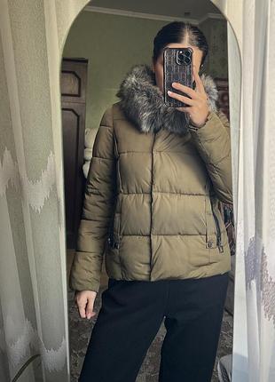 Куртка зимова оливкова 8
