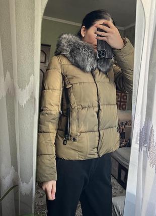 Куртка зимова оливкова 10