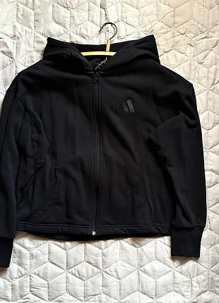 Худі жіноче adidas на змійці чорне