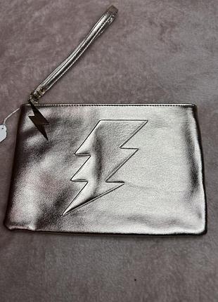 Клатч для жінок accessorize, золотистий, зі штучної шкіри