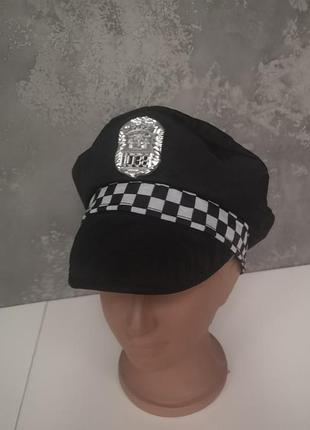Карнавал маскарад поліцейський дитячий капелюх 3 4 роки 98-104 зріст косплей хеловін хелоуін геловін
