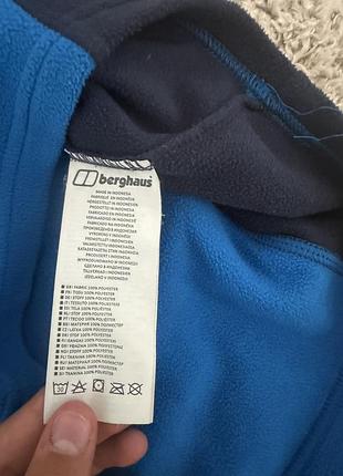 Чоловіча флісова толстовка berghaus синя 4