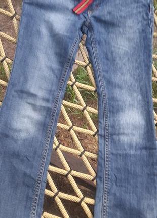 Вінтажні джинси кльош e-land jeans в стилі y2k (розмір s-m / w29)
