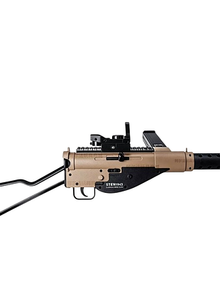 Игрушечный автоматический пистолет-пулемет sten mkii на орбизах