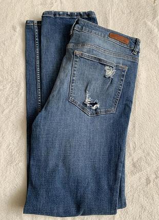 Джинси жіночі tom tailor denim slim straight/elsa w33/32 m/l 💙🤎