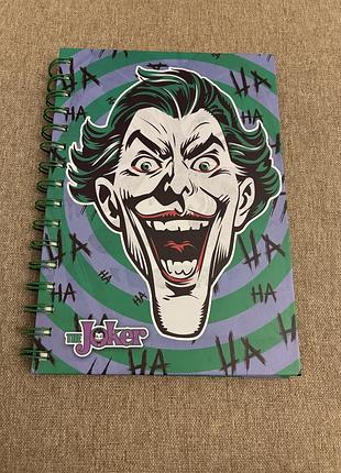 The joker dc блокнот в лінію на пружині зошит джокер