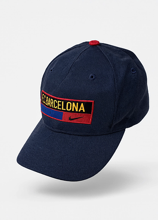 Винтажная кепка бейсболка nike fc barcelona vintage 90s / y2k барселона